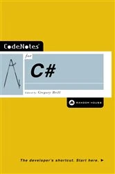 Book cover of CodeNotes for C# by Gregory Brill