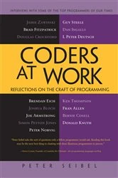 Book cover of Coders at Work by Peter Seibel