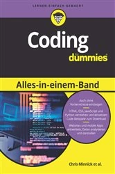 Book cover of Coding Alles-in-einem-Band für Dummies by Chris Minnick