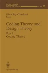 Book cover of Coding Theory and Design Theory by Unknown