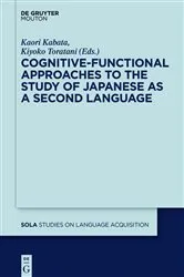Book cover of Cognitive-Functional Approaches to the Study of Japanese as a Second Language by Unknown