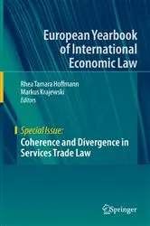 Book cover of Coherence and Divergence in Services Trade Law by Rhea Tamara Hoffmann