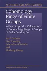 Book cover of Cohomology Rings of Finite Groups by Jon F. Carlson