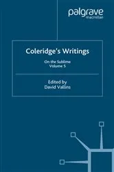 Book cover of Coleridge's Writings: On the Sublime by David Vallins
