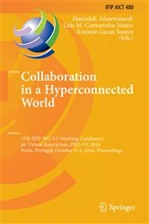 Book cover of Collaboration in a Hyperconnected World by Hamideh Afsarmanesh