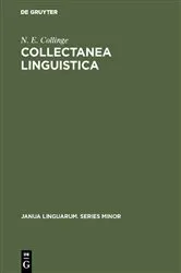 Book cover of Collectanea Linguistica by N. E. Collinge