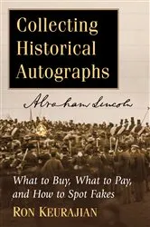 Book cover of Collecting Historical Autographs by Ron Keurajian