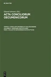 Book cover of Collectio Novariensis de re Eutychis by Eduard Schwartz