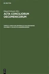 Book cover of Collectio Sangermanensis by Eduard Schwartz