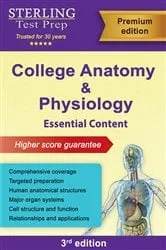 Book cover of College Anatomy and Physiology by Sterling Test Prep