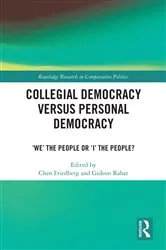 Book cover of Collegial Democracy versus Personal Democracy by Chen Friedberg