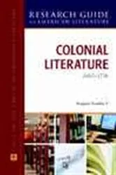 Book cover of Colonial Literature, 1607-1776 by Benjamin Franklin