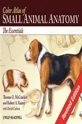 Book cover of Color Atlas of Small Animal Anatomy by Thomas O. McCracken