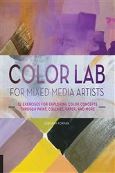 Book cover of Color Lab for Mixed-Media Artists by Deborah Forman