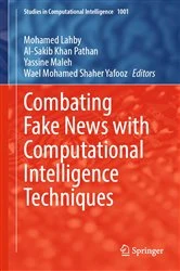 Book cover of Combating Fake News with Computational Intelligence Techniques by Mohamed Lahby