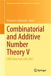 Book cover of Combinatorial and Additive Number Theory V by Melvyn B. Nathanson