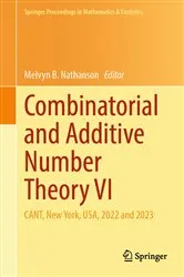 Book cover of Combinatorial and Additive Number Theory VI by Melvyn B. Nathanson