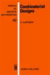 Book cover of Combinatorial Designs by Unknown