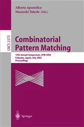 Book cover of Combinatorial Pattern Matching by Raffaele Giancarlo