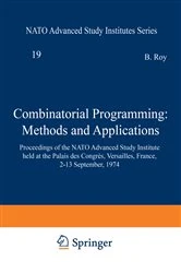 Book cover of Combinatorial Programming: Methods and Applications by B. Roy