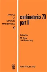 Book cover of Combinatorics 79. Part II by Unknown