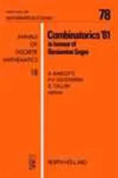 Book cover of Combinatorics '81 by Unknown