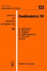 Book cover of Combinatorics '84 by M. Biliotti