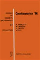 Book cover of Combinatorics '86 by Unknown
