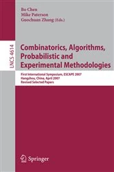 Book cover of Combinatorics, Algorithms, Probabilistic and Experimental Methodologies by Bo Chen