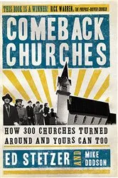 Book cover of Comeback Churches by Ed Stetzer