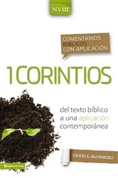 Book cover of Comentario bíblico con aplicación NVI 1 Corintios by Craig L. Blomberg