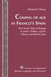 Book cover of Coming of Age in Franco’s Spain by Tamara Alvarez-Detrell