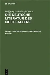 Book cover of Comitis, Gerhard - Gerstenberg, Wigand (2nd ed.) by Wolfgang Stammler