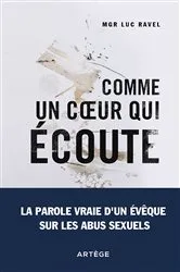 Book cover of Comme un coeur qui écoute by Monseigneur Luc Ravel