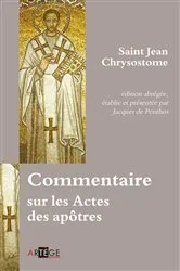 Book cover of Commentaire sur les Actes des apôtres by Jacques De Penthos