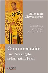 Book cover of Commentaire sur l'évangile selon saint Jean by Unknown