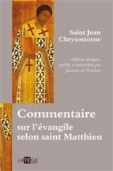 Book cover of Commentaire sur l'évangile selon saint Matthieu by Jacques De Penthos