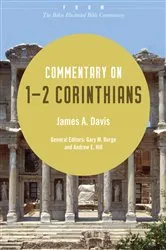 Book cover of Commentary on 1-2 Corinthians by James A. Davis