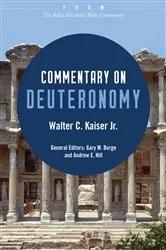 Book cover of Commentary on Deuteronomy by Kaiser, Walter C.,Jr.