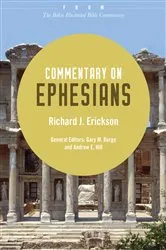 Book cover of Commentary on Ephesians by Richard J. Erickson