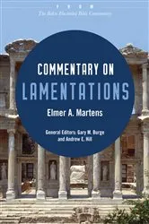 Book cover of Commentary on Lamentations by Elmer A. Martens
