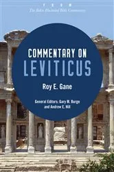Book cover of Commentary on Leviticus by Roy E. Gane