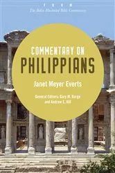 Book cover of Commentary on Philippians by Janet Meyer Everts