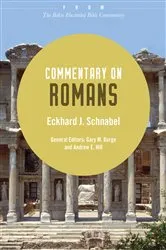 Book cover of Commentary on Romans by Eckhard J. Schnabel