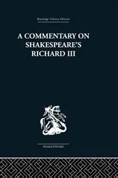 Book cover of Commentary on Shakespeare's Richard III by Wolfgang Clemen