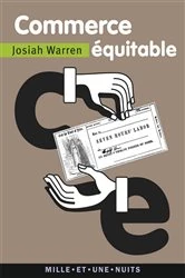 Book cover of Commerce équitable by Josiah Warren