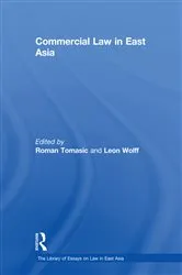 Book cover of Commercial Law in East Asia by Roman Tomasic
