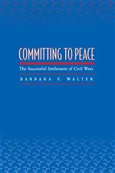 Book cover of Committing to Peace by Barbara F. Walter