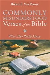 Book cover of Commonly Misunderstood Verses of the Bible by Robert E. Van Voorst