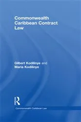 Book cover of Commonwealth Caribbean Contract Law by Gilbert Kodilinye